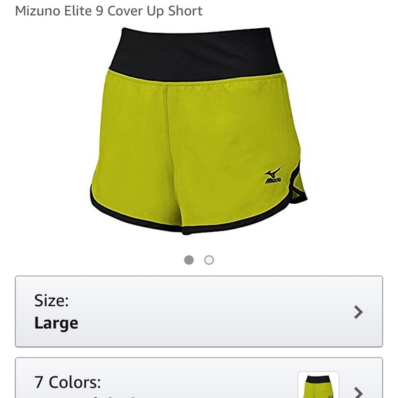 mizuno cover shorts